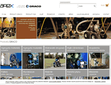 Tablet Screenshot of graco-apex.pl